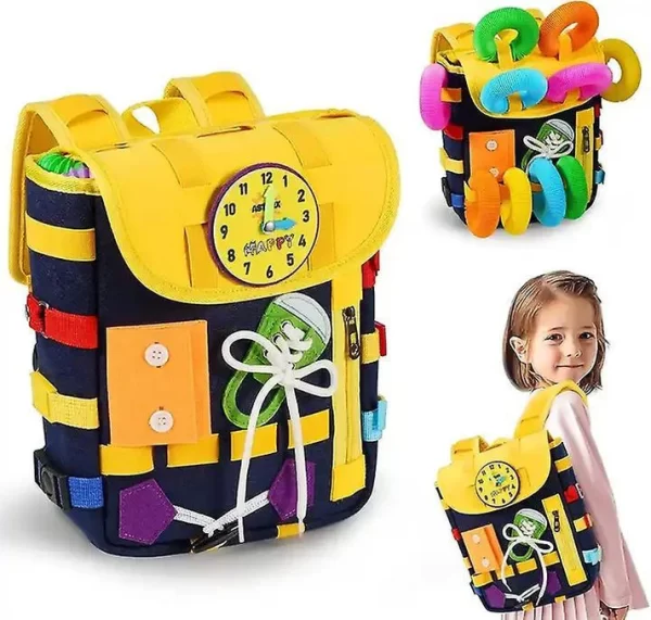 Toddlers Backpack Busy Board - Image 2