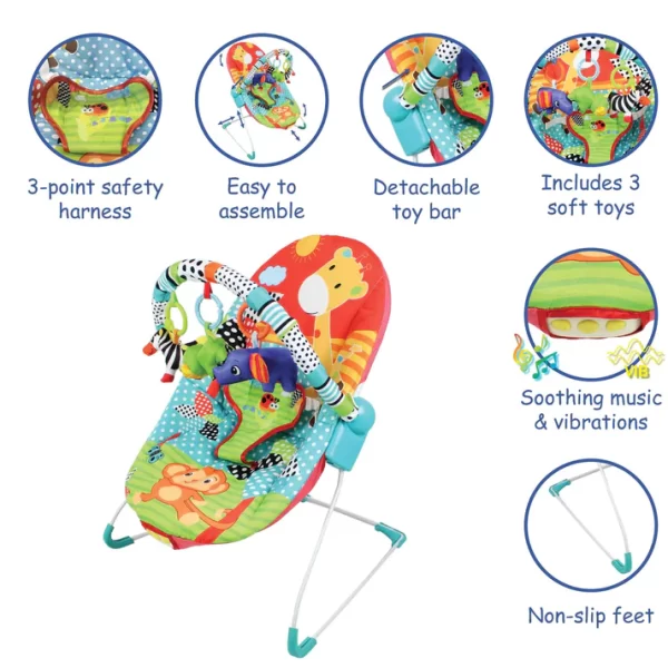 Music & Vibration Baby Bouncer - Image 3